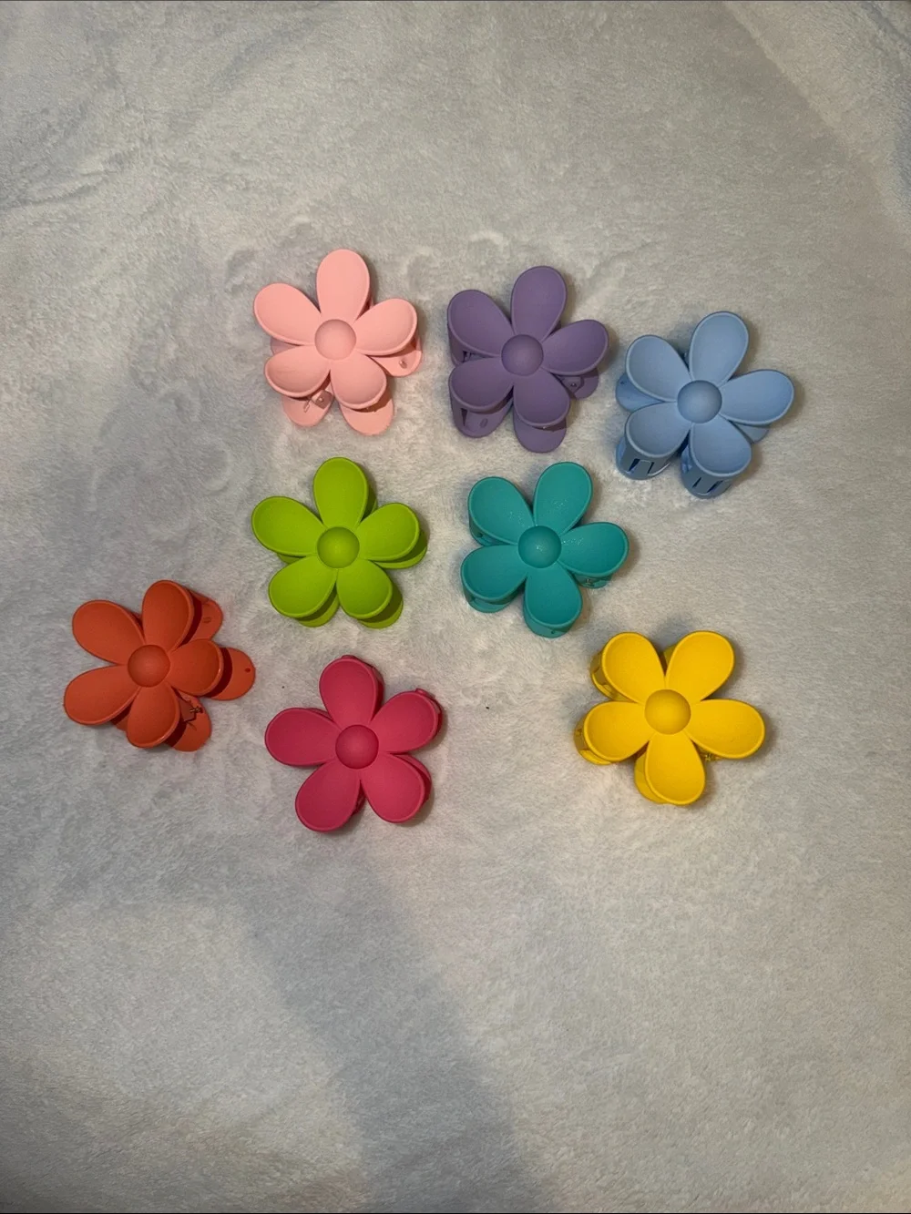 Flower Hair Clips - Multicolor Pack